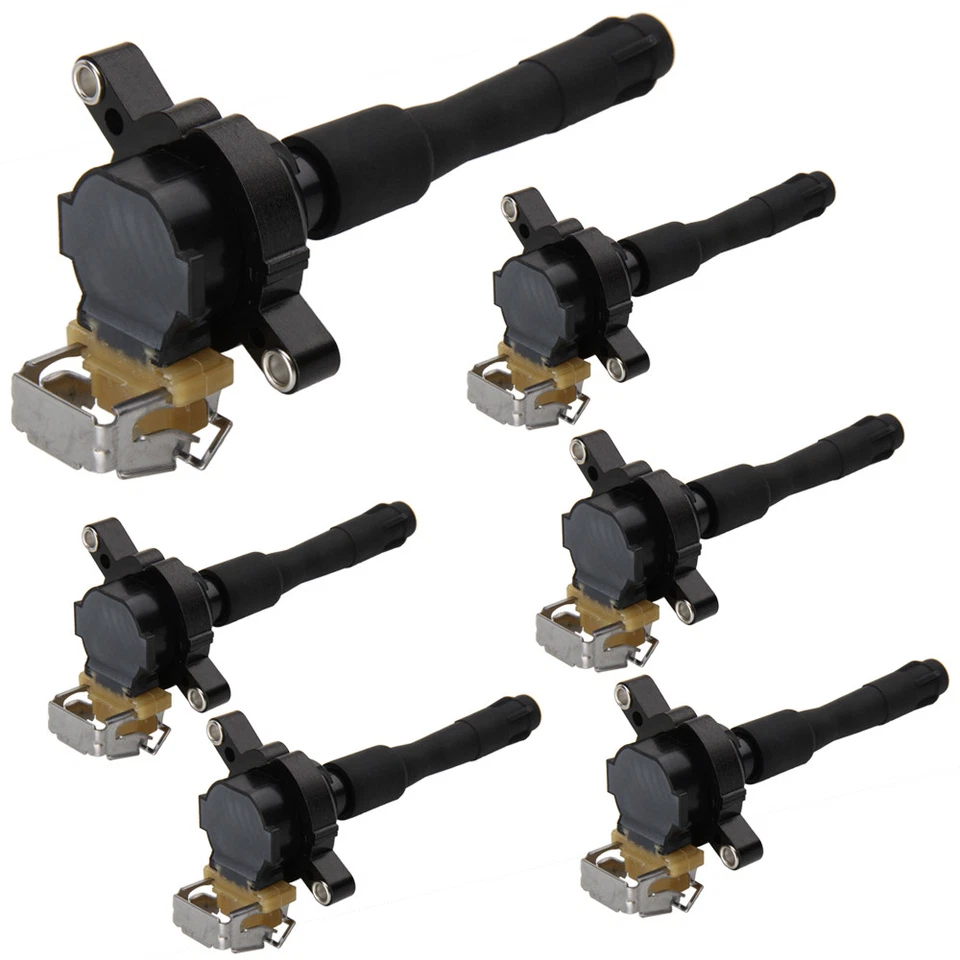 UF354 Set of 6 Ignition Coil on Plug Pack For 1996 1997 BMW 4.4L 4.6L 5.0L V8 US - Image 4 of 4