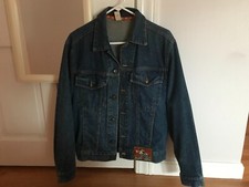 Mickey and Co Disney Women's S Denim Jacket Mickey and Minnie Sequins 1990