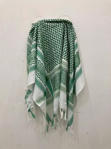 ANCLLO 2 Pezzi Sciarpa Con Bandiera Della Palestina, Scialle In Raso Con Modello Di Bandiera Nazionale Palestinese, Kefiah Araba Musulmana Su Doppio Lato, Regalo Di Sostegno Della Palestina - Foto 2