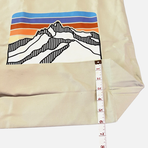 Neu mit Etikett Patagonia Line Logo Ridge Canvas Beuteltasche Einkaufstasche gebleichter Stein NEU - Bild 17 von 19