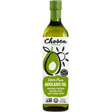 Chosen Foods 100 Pure Avocado Oil, 25.4 floz Glass Bottle, Non-GMO Versatile