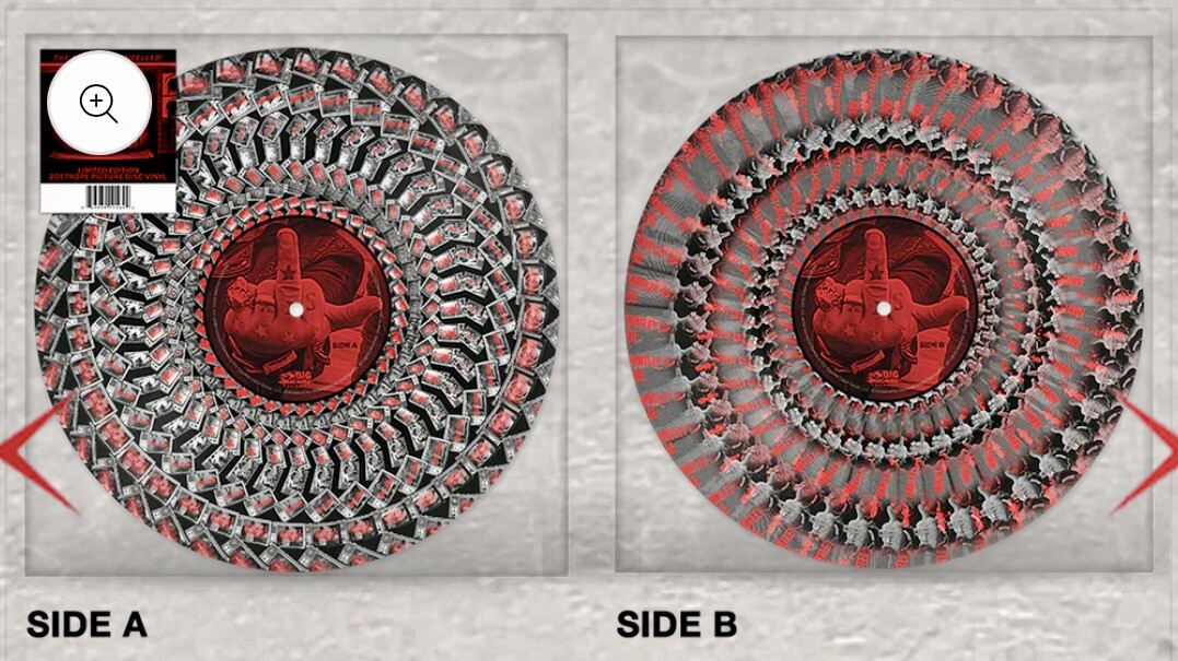 Mötley Crüe CANCELLED EP Collector’s Zoetrope Picture Disc 🖕 Vinyl LE /765