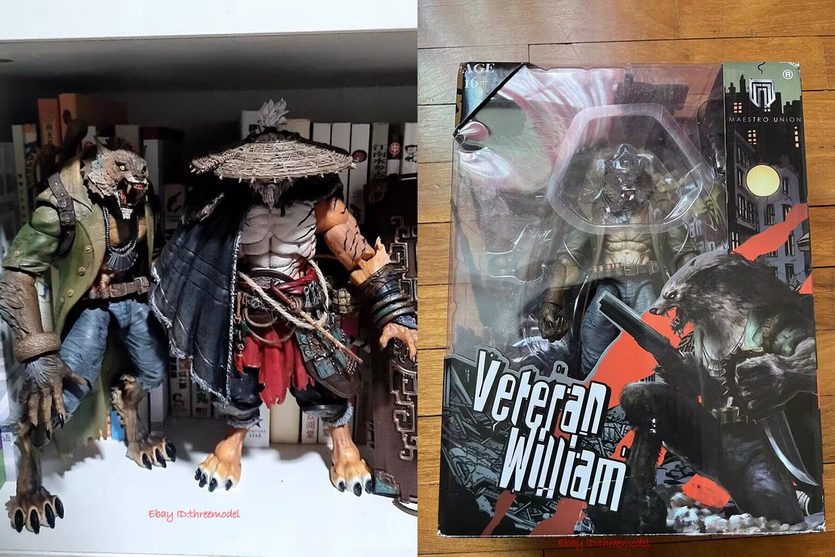 MU-FP002 1/12 Werewolf Veteran William Action Figure Model
