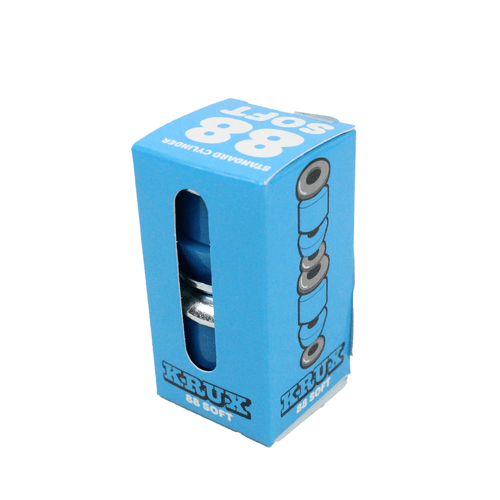 Krux Trucks Skateboard Bushings Worlds Best Cushions Soft 88A Blue - Picture 2 of 4