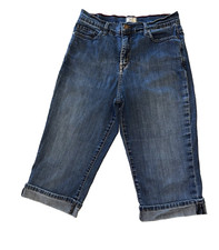 Levi's Jeans Women's 12 Blue Perfectly Slimming 512 TM Capri