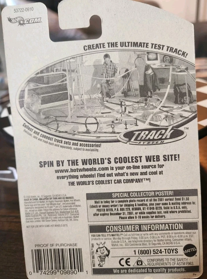 Autógrafo 2001 Hot Wheels Super Modified Jimmy Spencer Foto 2 de 2