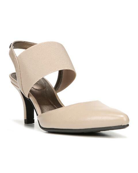 taupe slingback heels