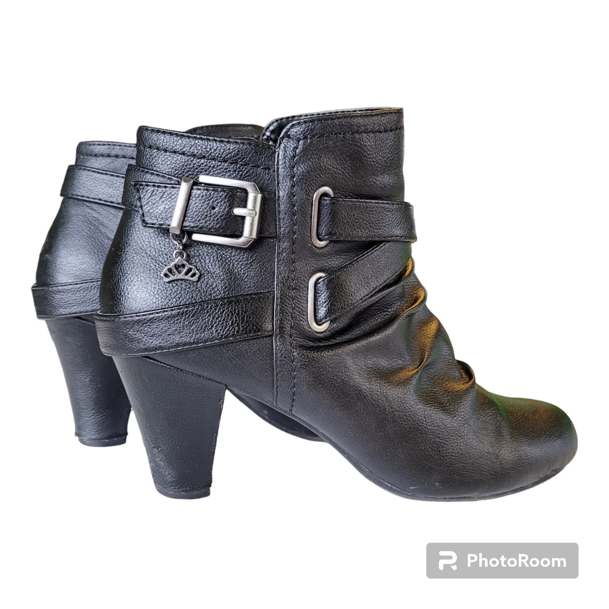 Fergalicious black ankle boots sales