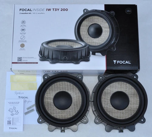 FOCAL IW T3Y 200 A PAIR OF SUBWOOFERS FOR TESLA MODEL T3 AND Y, TOP BASS UPGRADE