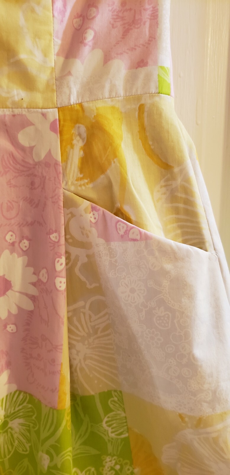 EUC LILLY PULITZER STRAPLESS PATCHWORK BLOSSOM FR… - image 8