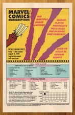 1989 Marvel Comics Subscription Vintage Print Ad/Poster X-Men Wolverine Pop Art