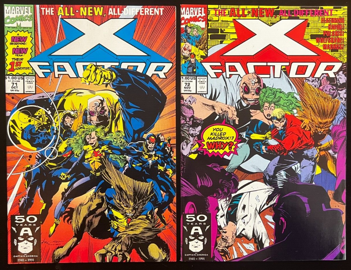 X-Factor #71-#72 (Marvel Comics, 1986) - RC451 | eBay