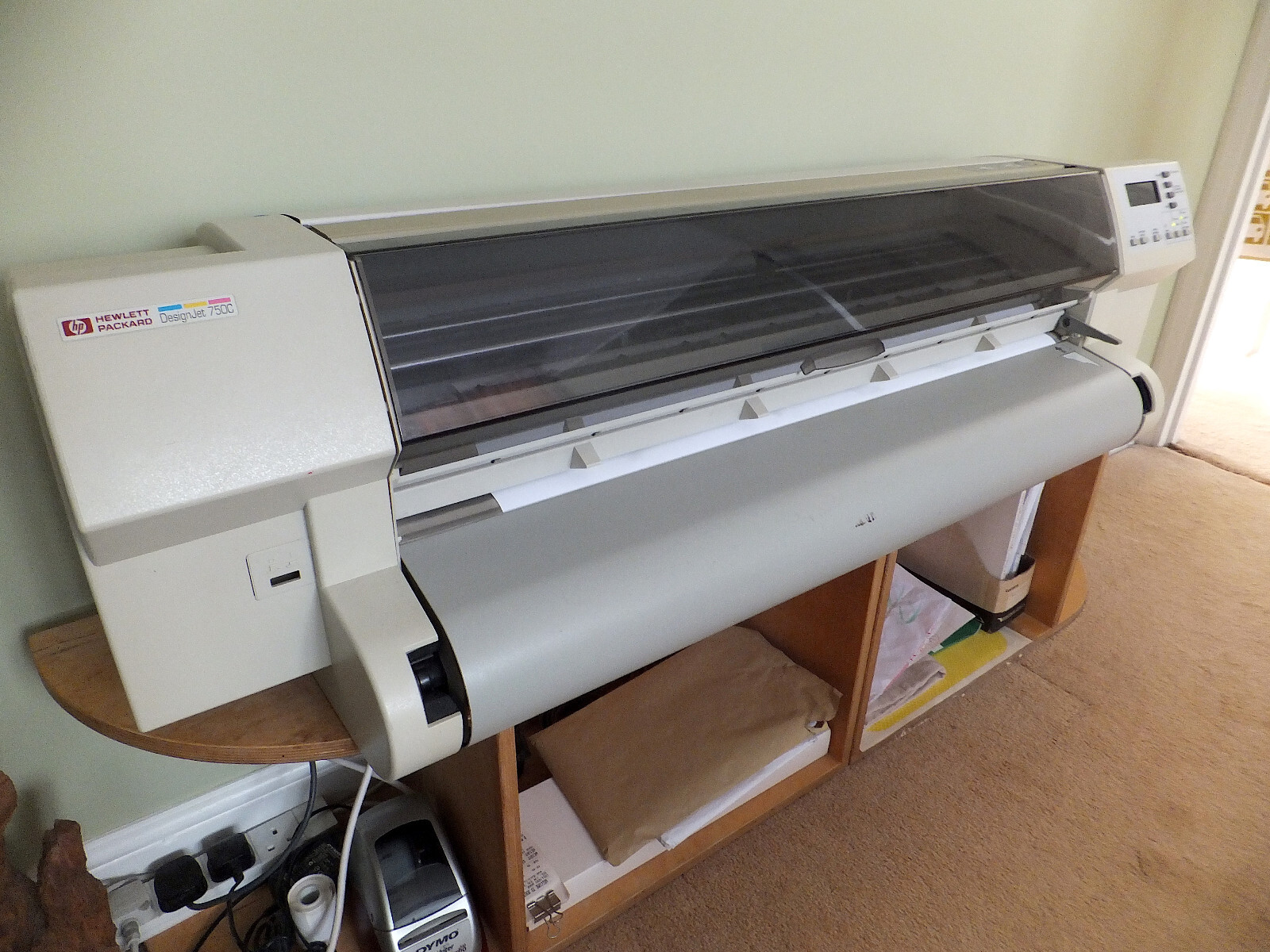 Hewlett Packard Design Jet 750C Plotter HP Large Format A0 Printer