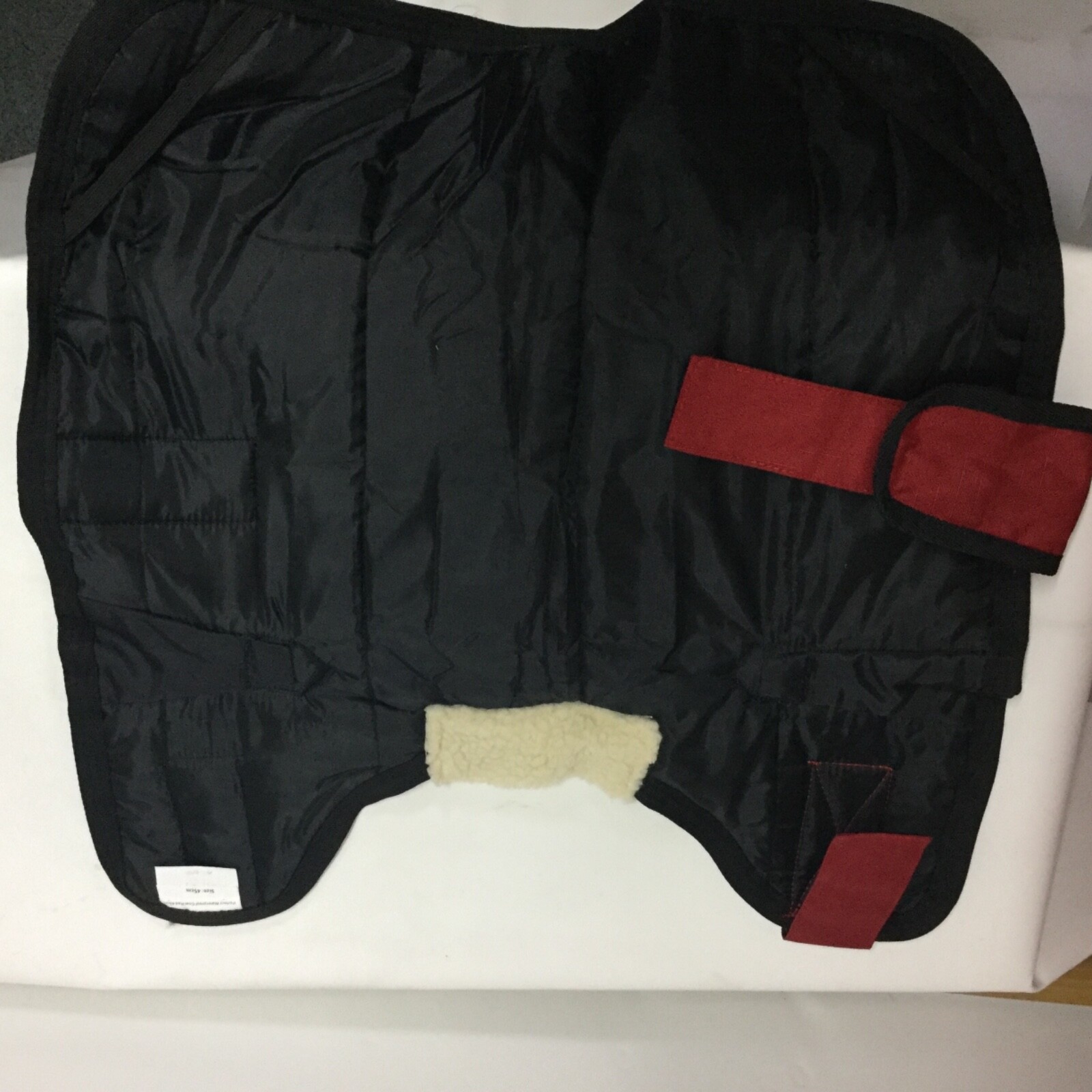 Dog coat red weatherproof with cooler 45 x 50 x55 cm keep your dog