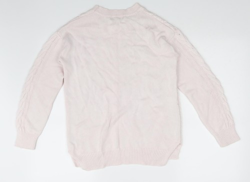 Avenue Womens Pink Viscose Blend Jumper Size 14 - Picture 2 of 12