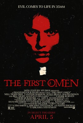 2024 The First Omen Movie Poster 11X17 Nell Tiger Free Tawfeek Barhom Silvia  