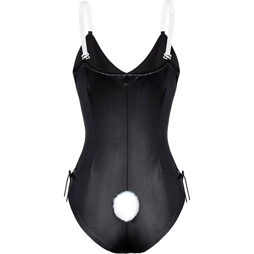 Damen 5Stücke Sexy Hasen Bunny Girl Cosplay Dessous Set Party Karneval Kostüm - Bild 9 von 23