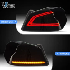 VLAND Smoke Tail Lights For Subaru WRX & WRX STI 2014-2021 Sequential Rear Lamps