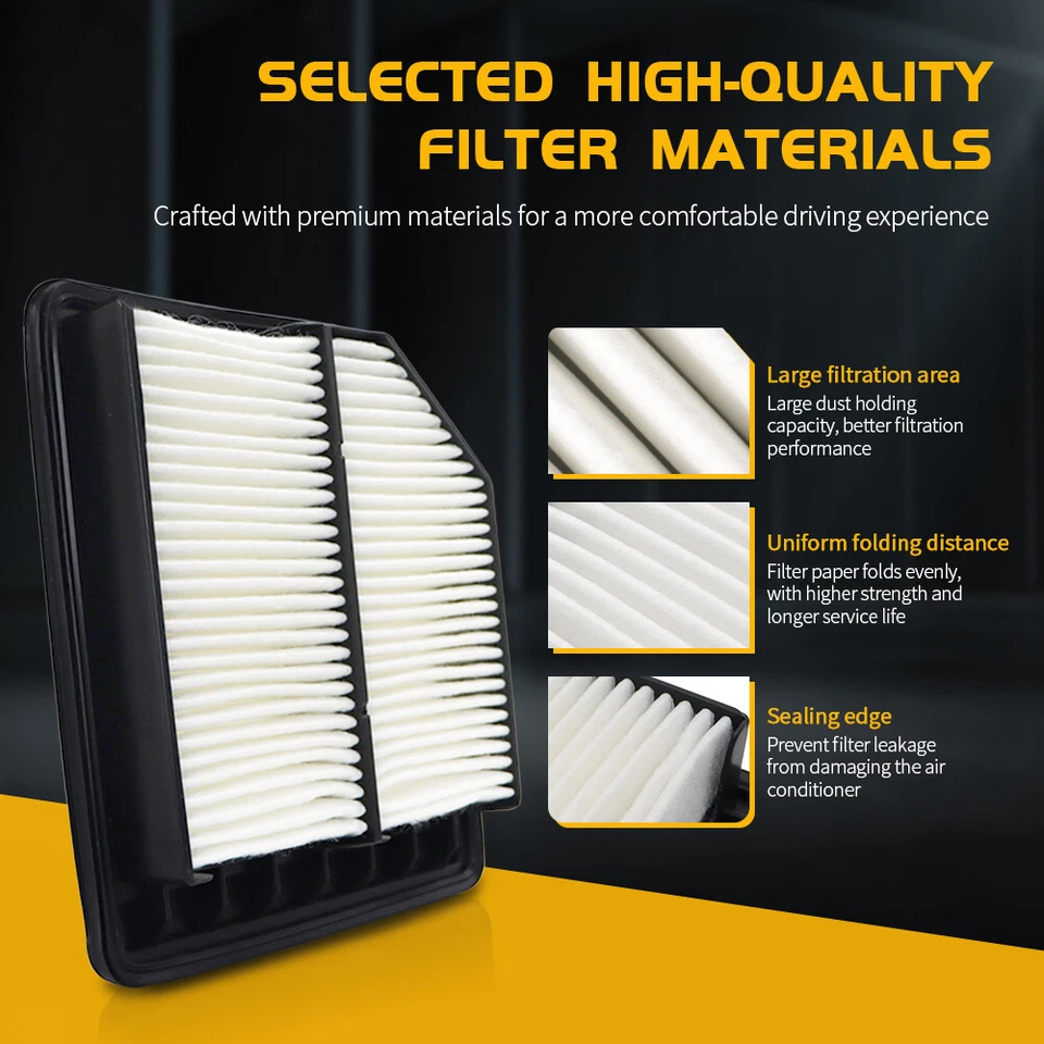 2x Filtro de Ar do Motor para Chevy Malibu Corvette Buick Century Regal Pontiac Aztek - Imagem 3 de 4