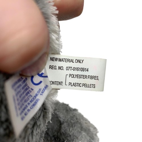 Peluche Aurora Dolphin diciembre 2015 océano mar gris vientre blanco 10" - Imagen 7 de 8