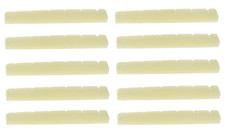10x Bone Guitar Nut for Fender ST 42mm Strat Tele Flat Bottom Unbleached