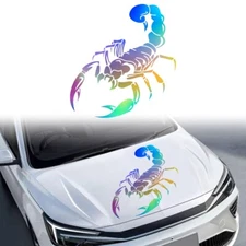 Colourful Scorpion Car Hood Decals Decals Sticker Self-Adhesive Graffiti Decal