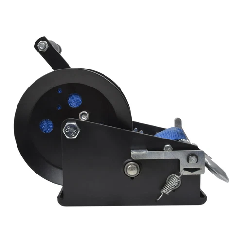 3000lbs 1360KG Bootswinde Gurtwinde 10m Gurt Handwinde Trailer Seilwinde Winde - Bild 10 von 13