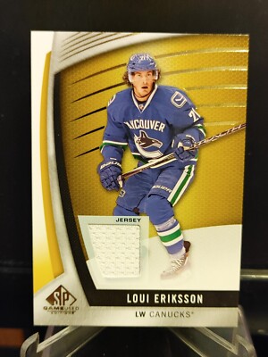 Loui Eriksson 2017-18 Upper Deck SP Game Used relic #30 - Vancouver Canuks