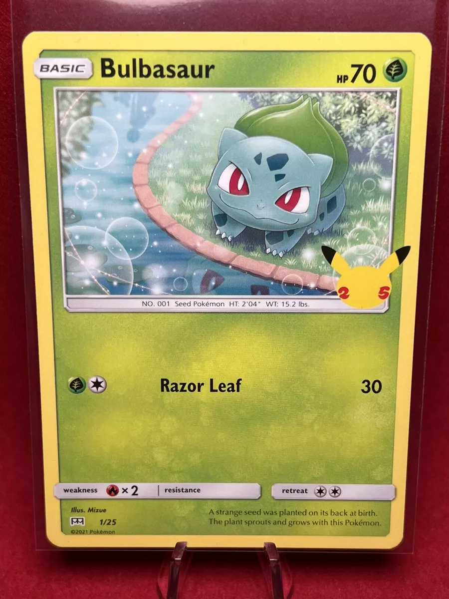 Bulbasaur - 1/25 Holo Rare - 2021 Pokemon McDonald's Promo – JAB Games13