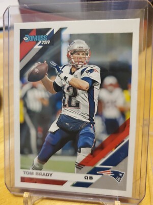 2019 DONRUSS TOM BRADY BASE #162 7X SUPERBOWL CHAMP PATS / BUCCS MINT