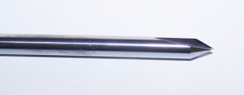 60 DEGREE SINGLE FLUTE ENGRAVING TOOL - 3/16" DIA x 3" LONG - Picture 2 of 2