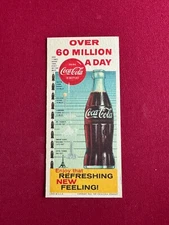 1960, Coca-Cola, "Un-Used", "60 MILLION A DAY" Blotter (Scarce / Vintage)