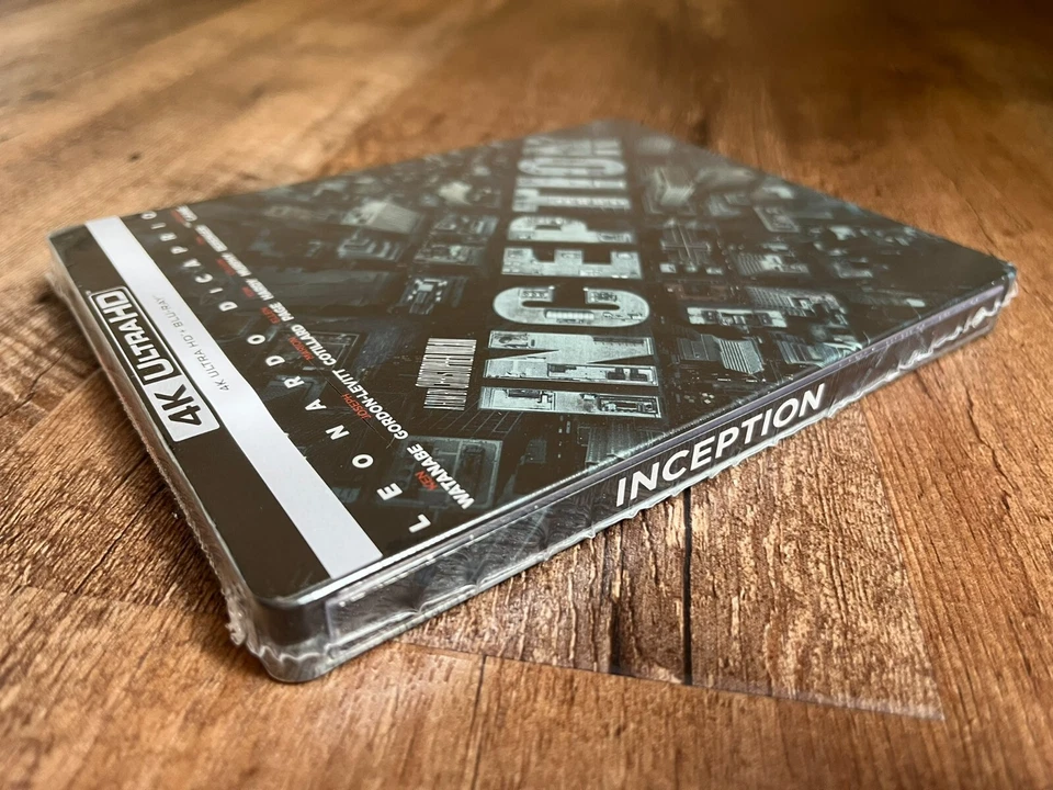 Inception w. Steelbook (4K UHD + Blu-ray, 2010, EU Import, Region Free) *NEW* - Image 4 of 4
