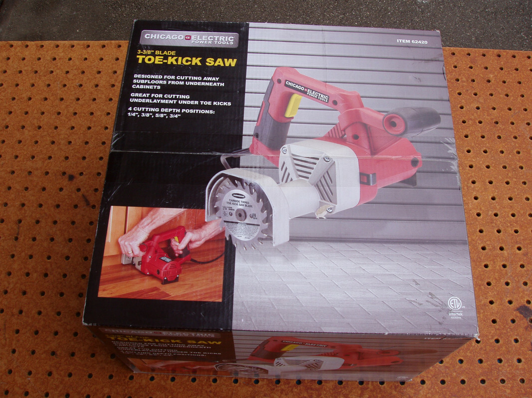 TOE KICK SAW FLUSH CUT TOE SPACE SAW 