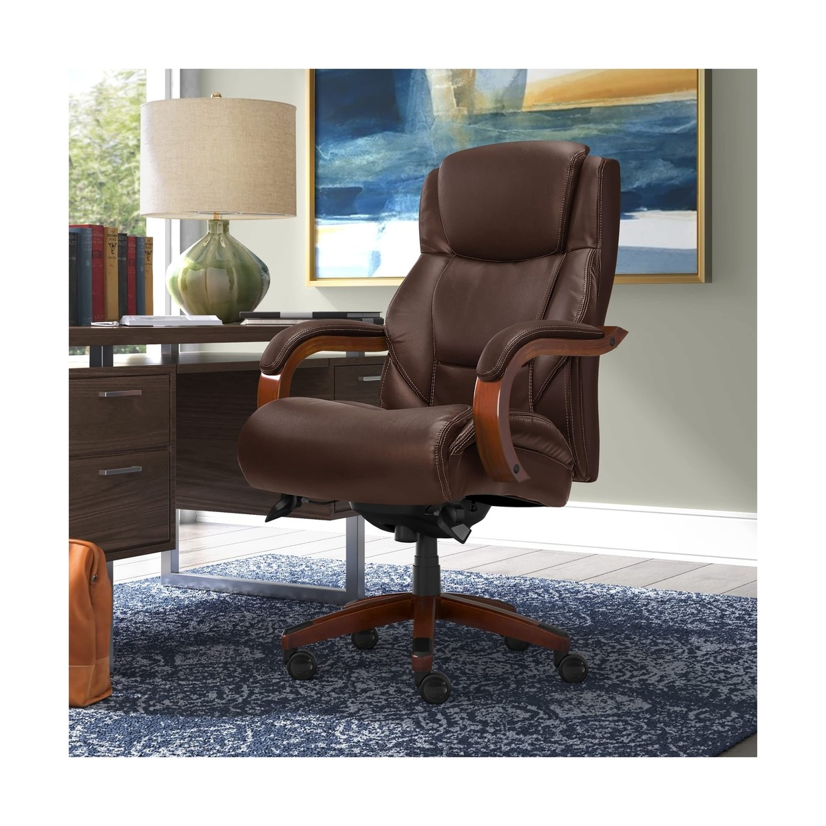 ニューバランス　ディレクターズチェア La-Z Boy 45833 Delano Big & Tall Executive Leather Office Chair