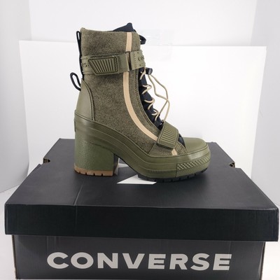 converse high heel boots