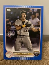 2022 Pro Debut Base Blue #PD-25 Dariel Lopez #039/150 - Bradenton Marauders