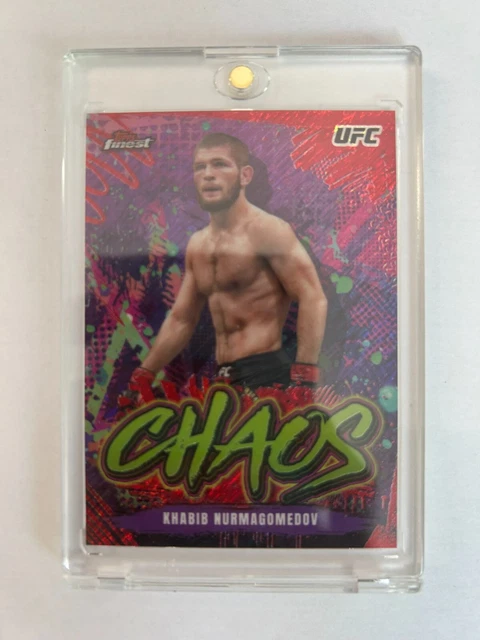 76 TOPPS FINEST UFC 2024 KHABIB NURMAGOMEDOV  CHAOS .