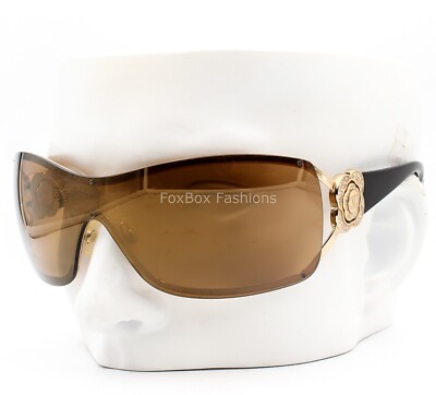 Chanel 4164-B 125/6H Shield Sunglasses Gold Flower w