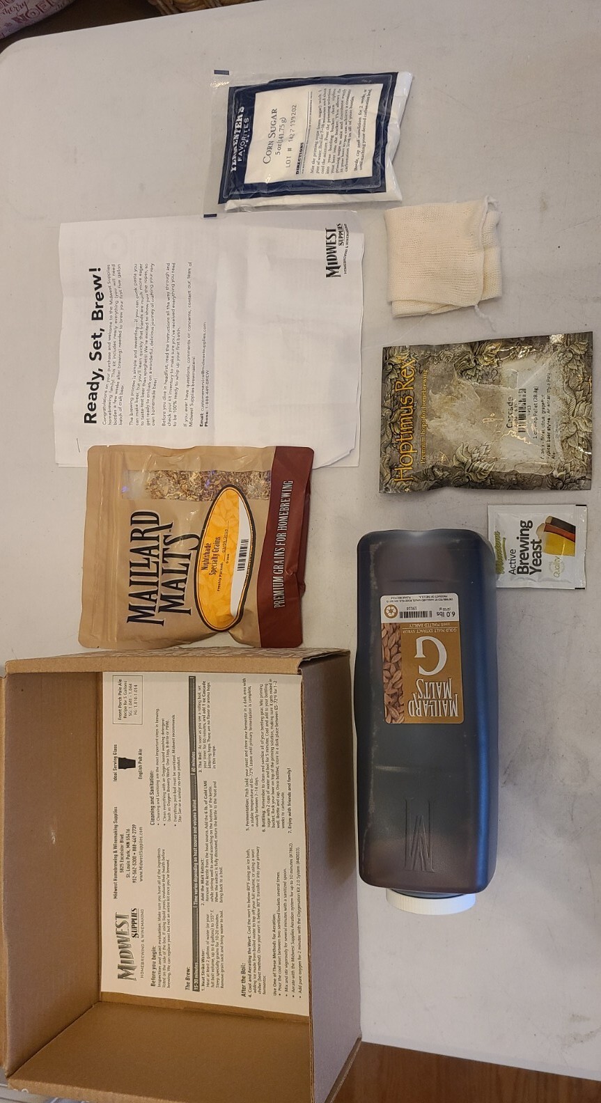 MIDWEST SUPPLIES Platinum Pro Beer Brewing Kit (FRONT PORCH PALE ALE