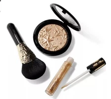 MAC WHISPER OF GILT  GOLD Sprinkle of Shine Gift Set  $65 Value