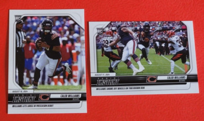 Caleb Williams ROOKIE CARD #d1/1510 AND #d1/3950 PANINI INSTANT CHICAGO BEARS