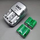 Battery / Charger For CR2 15270 15266 800mAh 3.0V Li-ion Rechargeable Batteries