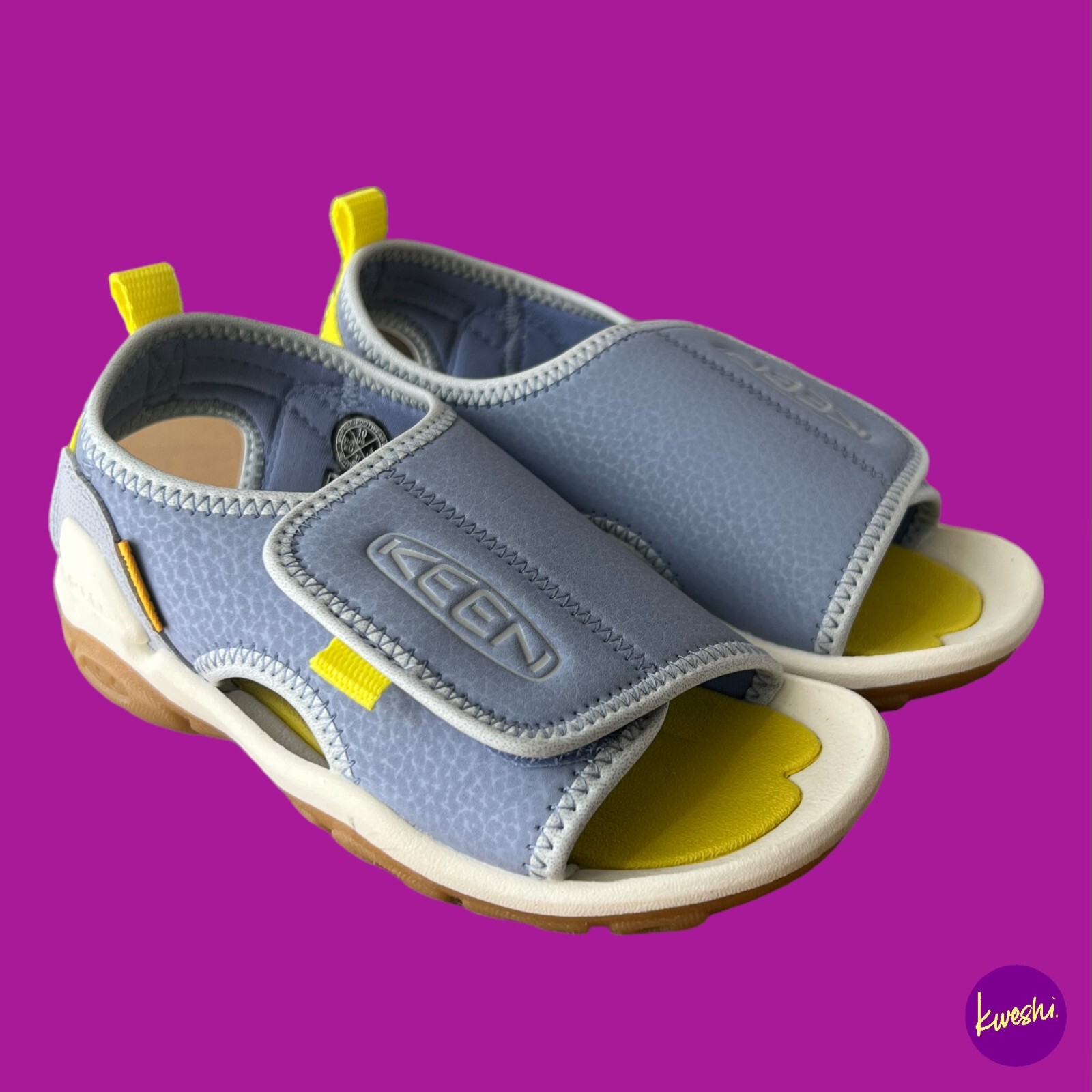 Sandali Keen Youth Knotch River punta aperta lavabili grigio UK 1 EU 34 US 2