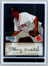2009 Bowman Chrome Stolmy Pimentel 1st Bowman Rookie Boston Red Sox RC