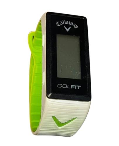Callaway Golfit Golf GPS and Fitness Band Watch Green White Tested No Charger