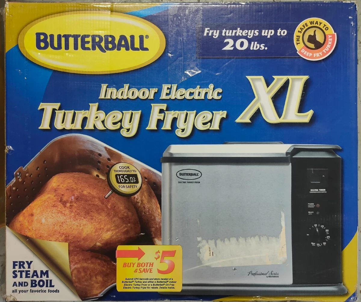 Butterball Indoor XL Electric Turkey Fryer by Masterbuilt 