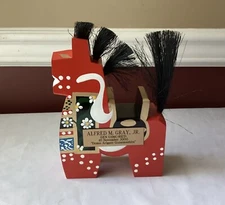 U.S.M.C. General A.M. Gray's Japanese Wooden Horse Folk Art Gift