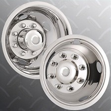 Fits Dodge Ram 3500 17 8 Lug Bolt On Stainless Steel Wheel Cover Simulator