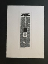 EMILIO ISGRO` Cancellature  50x35 cm